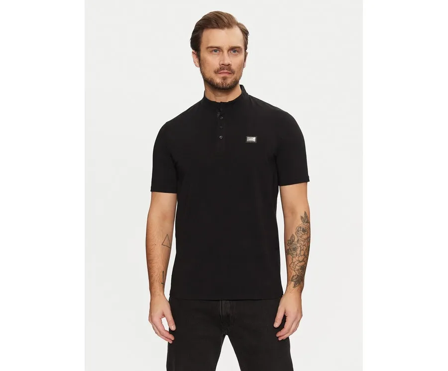 obrazek 1 KARL LAGERFELD Polo 745089 551221 Czarny Regular Fit