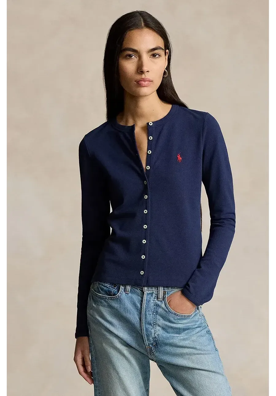 obrazek 1 Polo Ralph Lauren longsleeve damski kolor granatowy 211941175