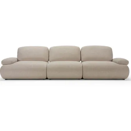 Zdjęcie Nowoczesna sofa Bristol z mosiężnymi detalami