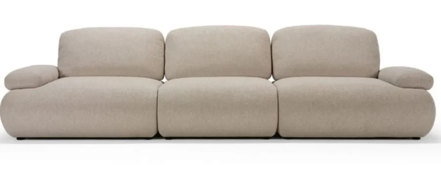 obrazek 1 Nowoczesna sofa Bristol z mosiężnymi detalami
