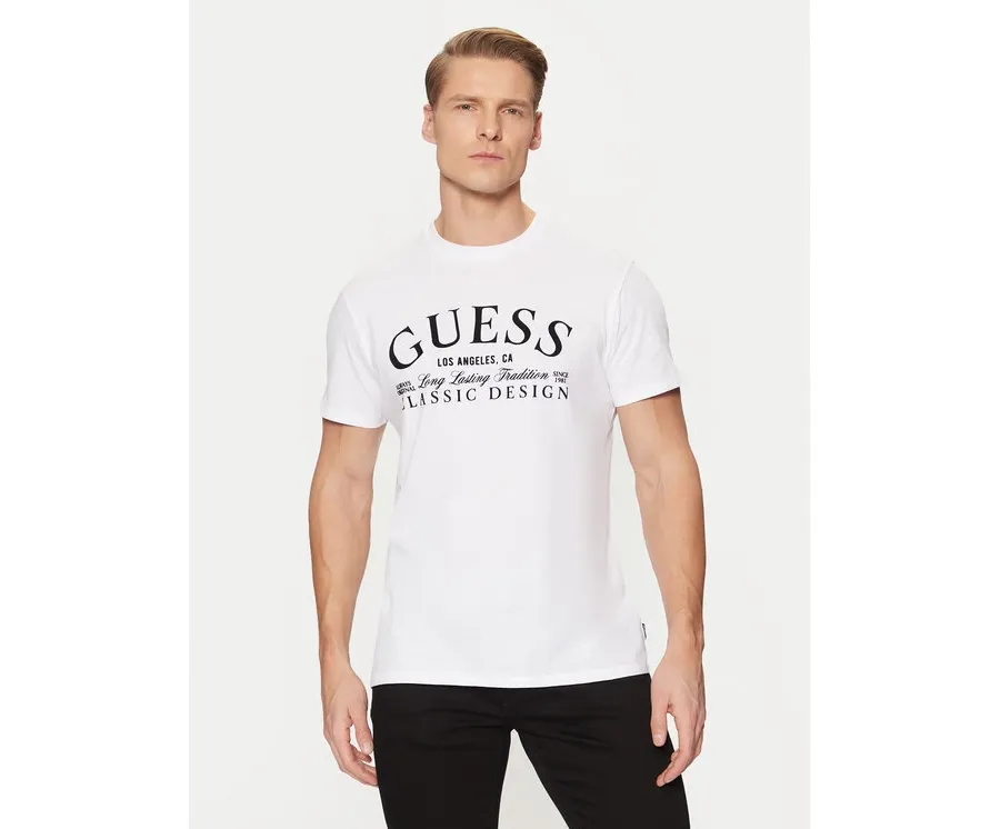obrazek 1 Guess T-Shirt M5RI43 K9RM1 Biały Regular Fit
