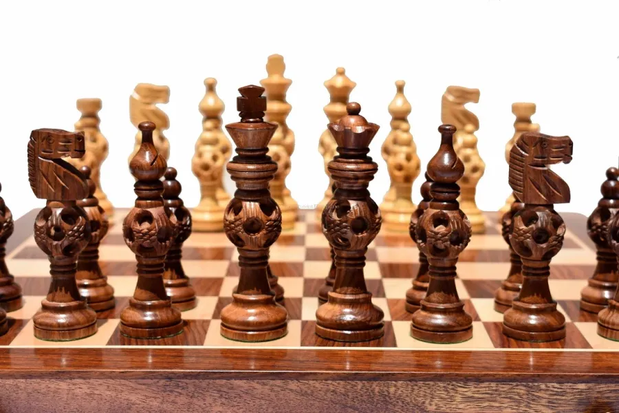 obrazek 4 Nowoczesny składany zestaw szachowy - The Chess Empire