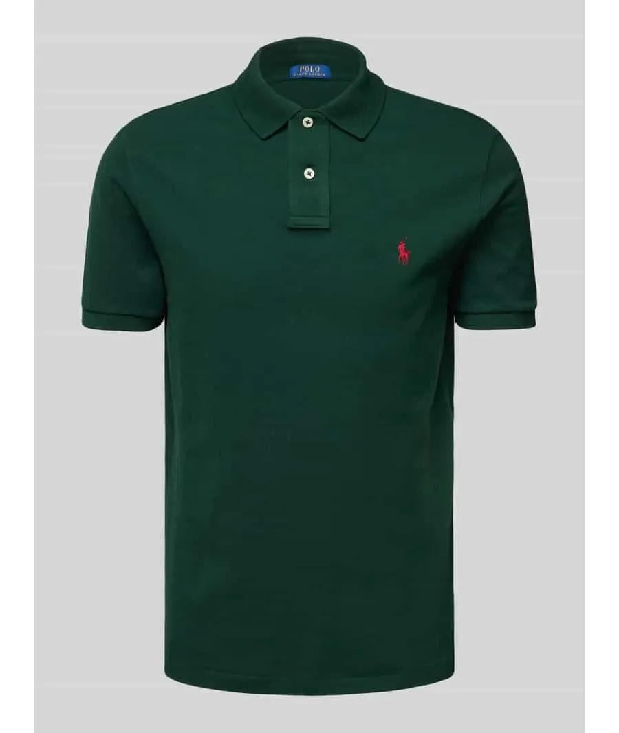 obrazek 1 Koszulka polo o kroju slim fit z wyhaftowanym logo