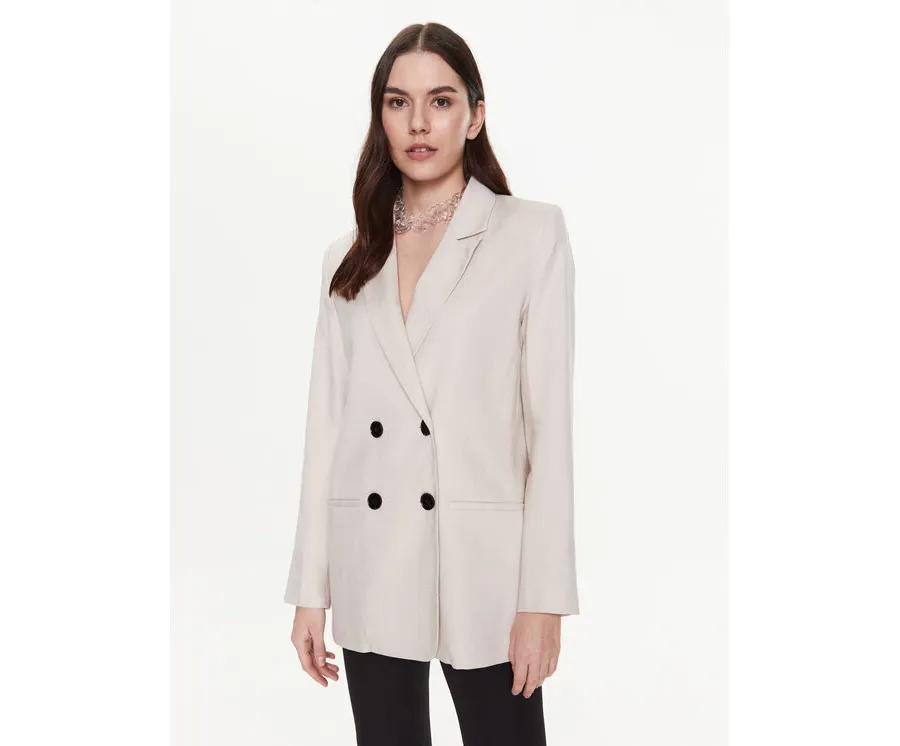 obrazek 1 Gestuz Marynarka Paulagz 10907024 Beżowy Regular Fit