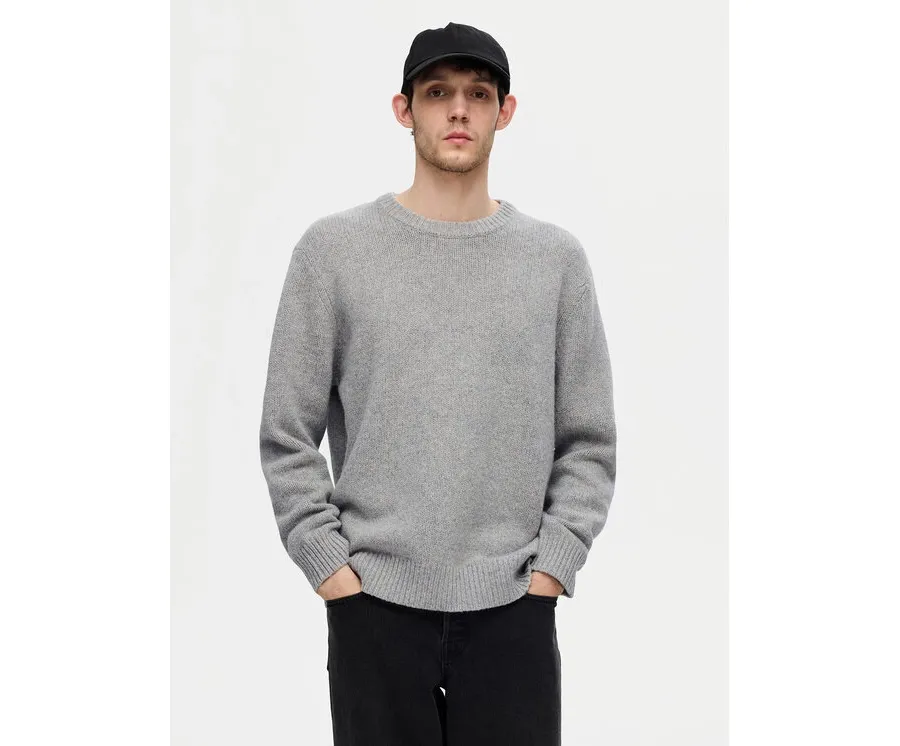 obrazek 1 Selected Homme Sweter 16094643 Szary Regular Fit