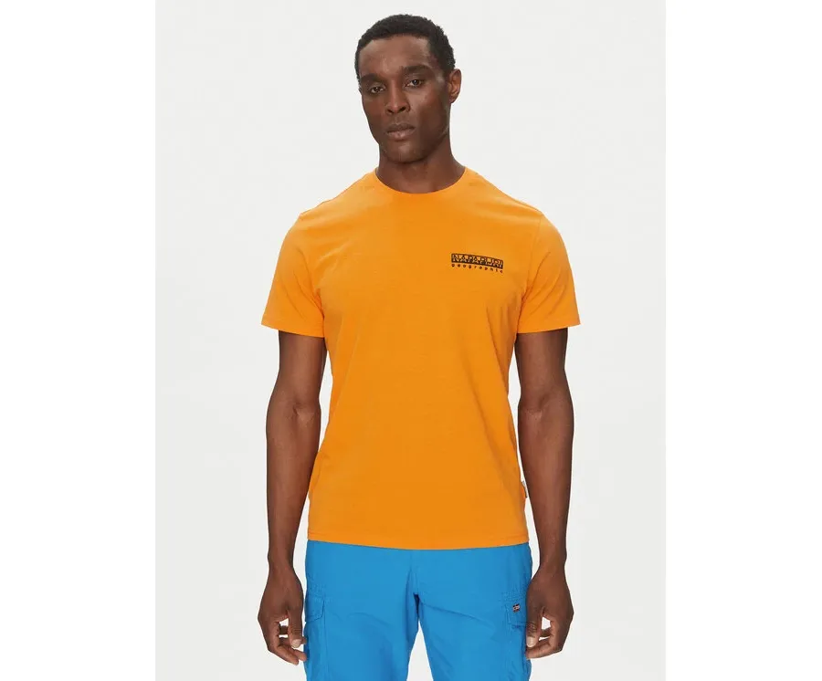 obrazek 1 Napapijri T-Shirt S-Vignoni NP0A4ILX Pomarańczowy Regular Fit