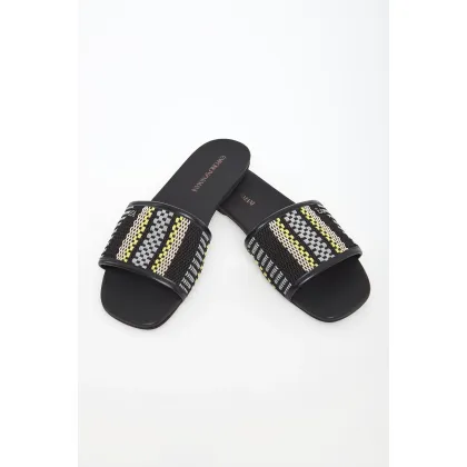 Zdjęcie Klapki damskie skórzane EMPORIO ARMANI Emporio Armani