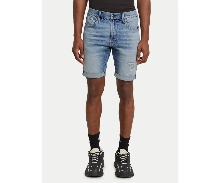 obrazek 1 G-Star Raw Szorty jeansowe 3301 D10481-D760 Niebieski Slim Fit