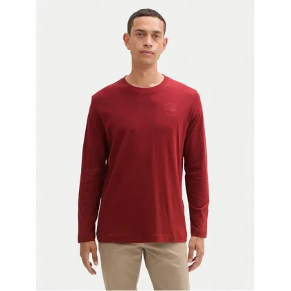 Zdjęcie Tom Tailor Longsleeve 1043992 Czerwony Regular Fit