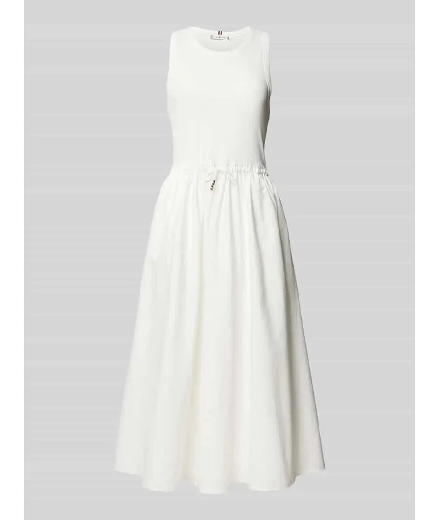 obrazek 1 Sukienka midi z okrągłym dekoltem