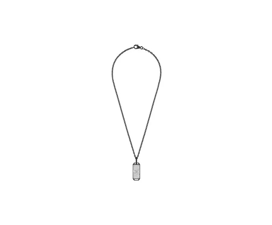 obrazek 1 PHILIPP PLEIN Naszyjnik $Kull Bones PJWEA09NU Srebrny