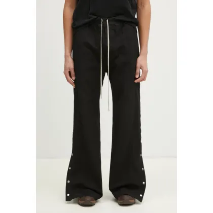 Zdjęcie Rick Owens spodnie Pusher męskie kolor czarny proste DU01E3393.CVS