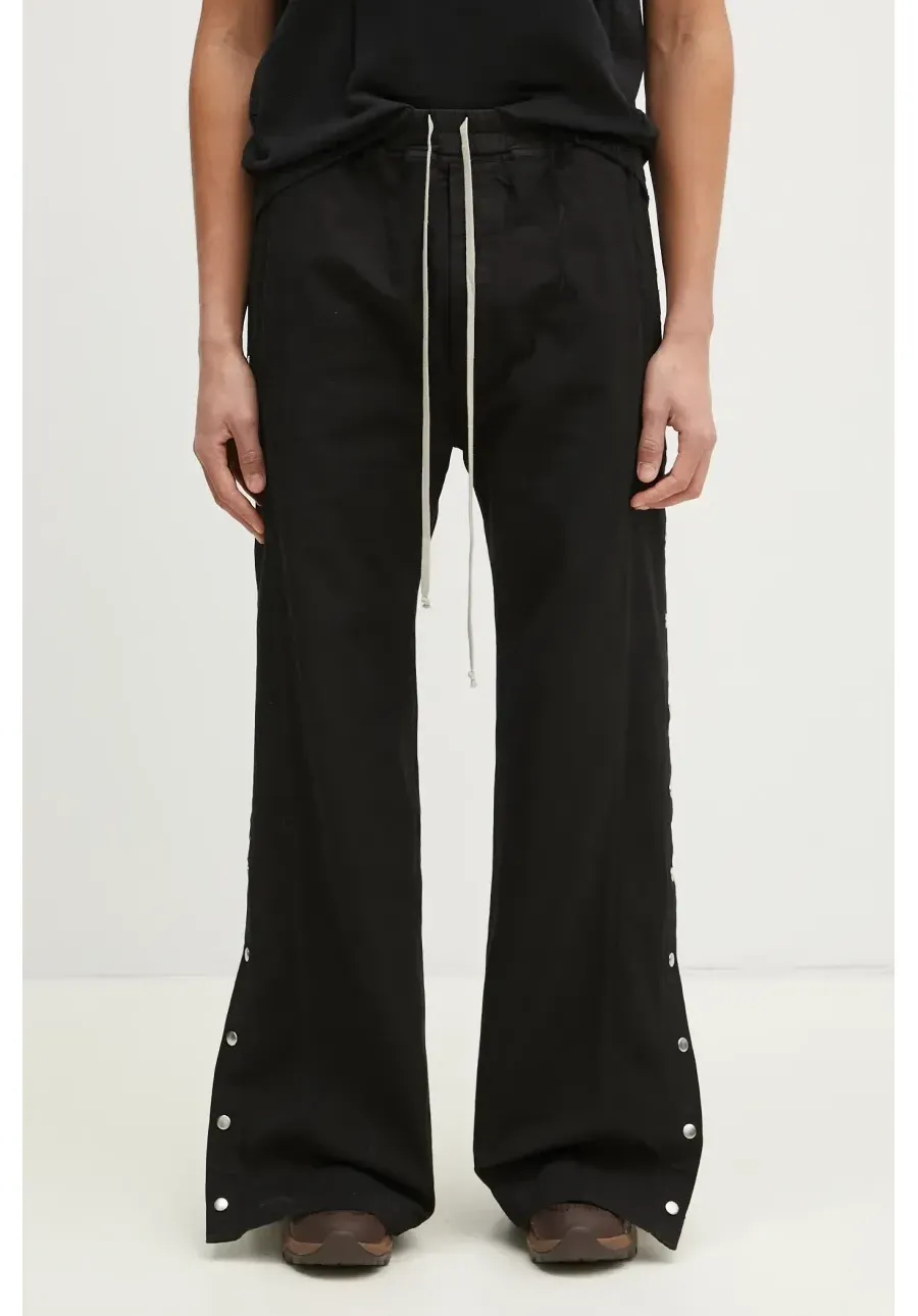 obrazek 1 Rick Owens spodnie Pusher męskie kolor czarny proste DU01E3393.CVS