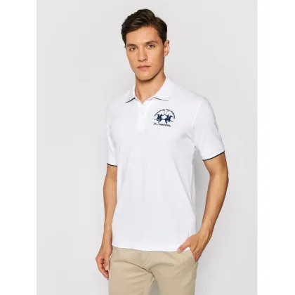 Zdjęcie La Martina Polo CCMP01 PK001 Biały Regular Fit