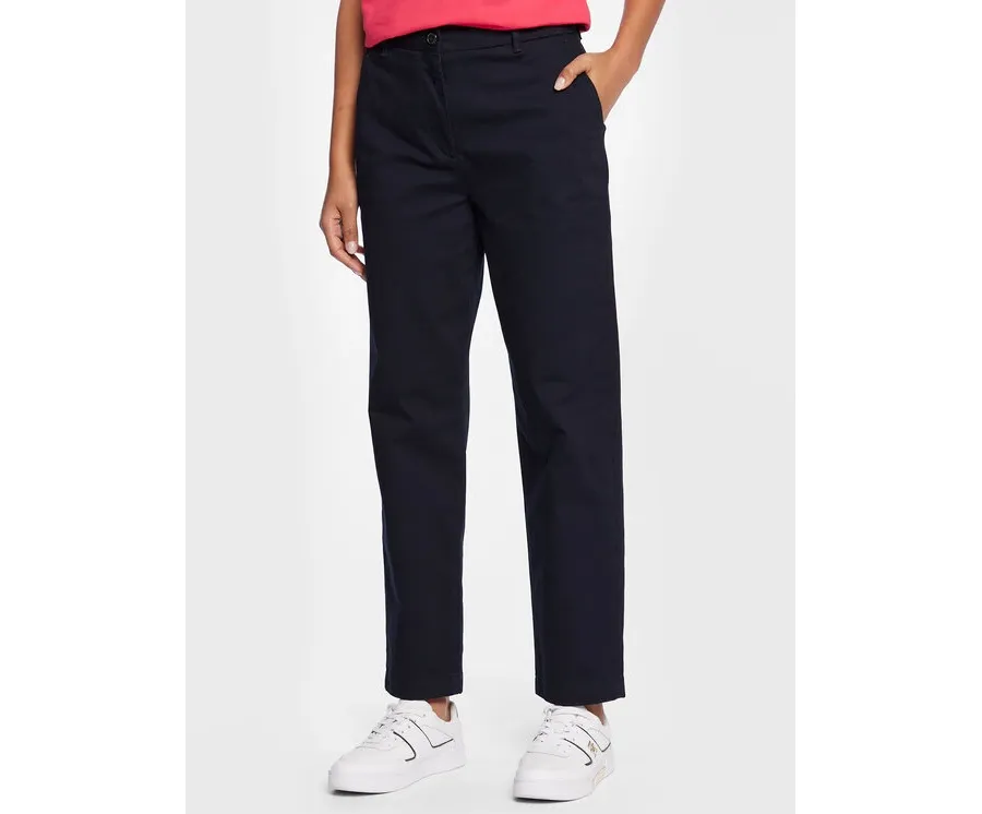 obrazek 1 Tommy Hilfiger Spodnie materiałowe WW0WW35694 Granatowy Regular Fit