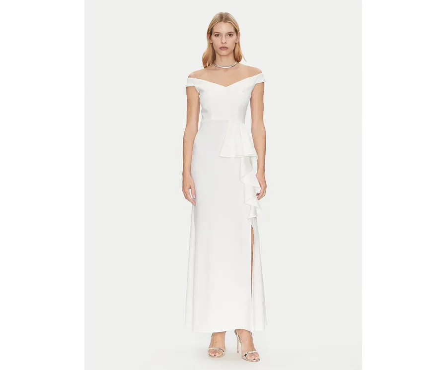 obrazek 1 Rinascimento Sukienka wieczorowa CFC0122859003 Biały Regular Fit