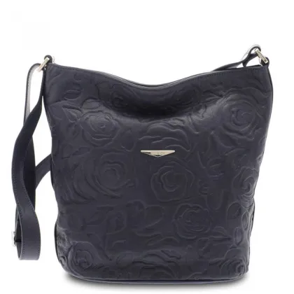 Zdjęcie Włoska skórzana torebka na ramię - Giudi