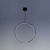 Zdjęcie Czarna lampa wisząca Olympic 1G ⌀ 60 cm - LED, 30W, 1580LM, 3000K