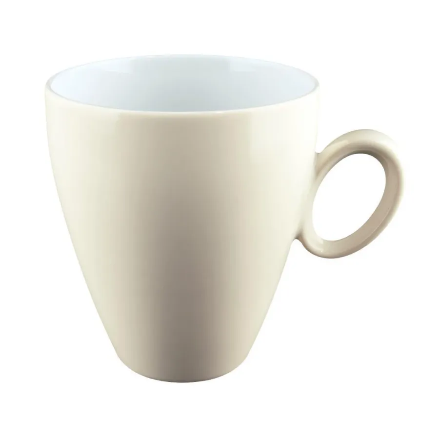 obrazek 1 Porcelanowy duży kubek w kolorze waniliowym z Niemiec - Seltmann Weiden