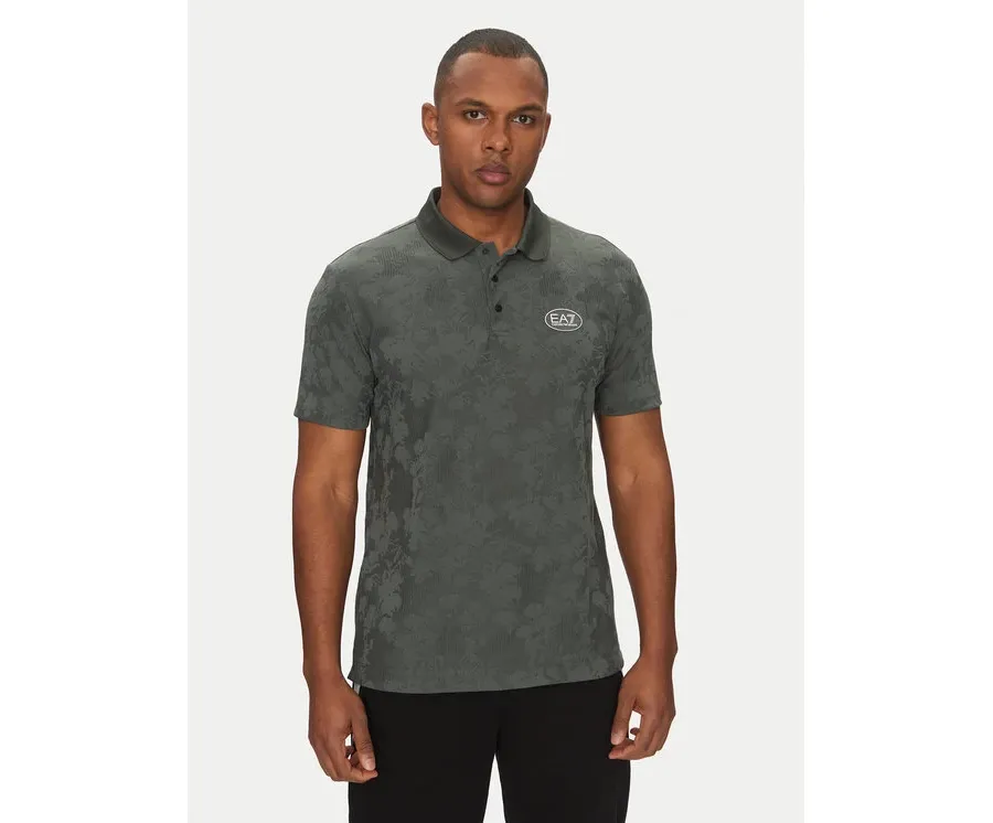 obrazek 1 EA7 Emporio Armani Polo 7M000049 AF13917 U8109 Szary Regular Fit