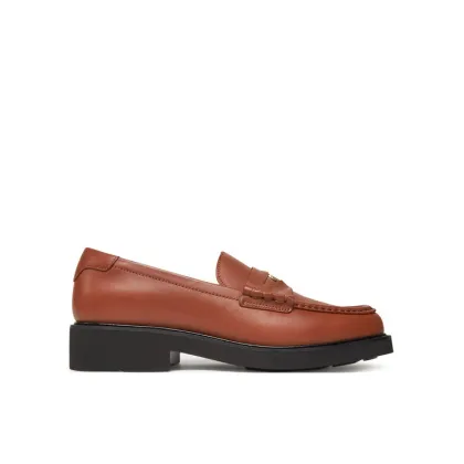 Zdjęcie Tommy Hilfiger Lordsy Crest Squarish Toe Penny Loafer FW0FW08633 Brązowy