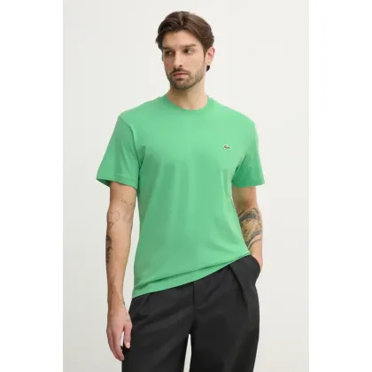 Zdjęcie Lacoste t-shirt bawełniany kolor zielony TH7318