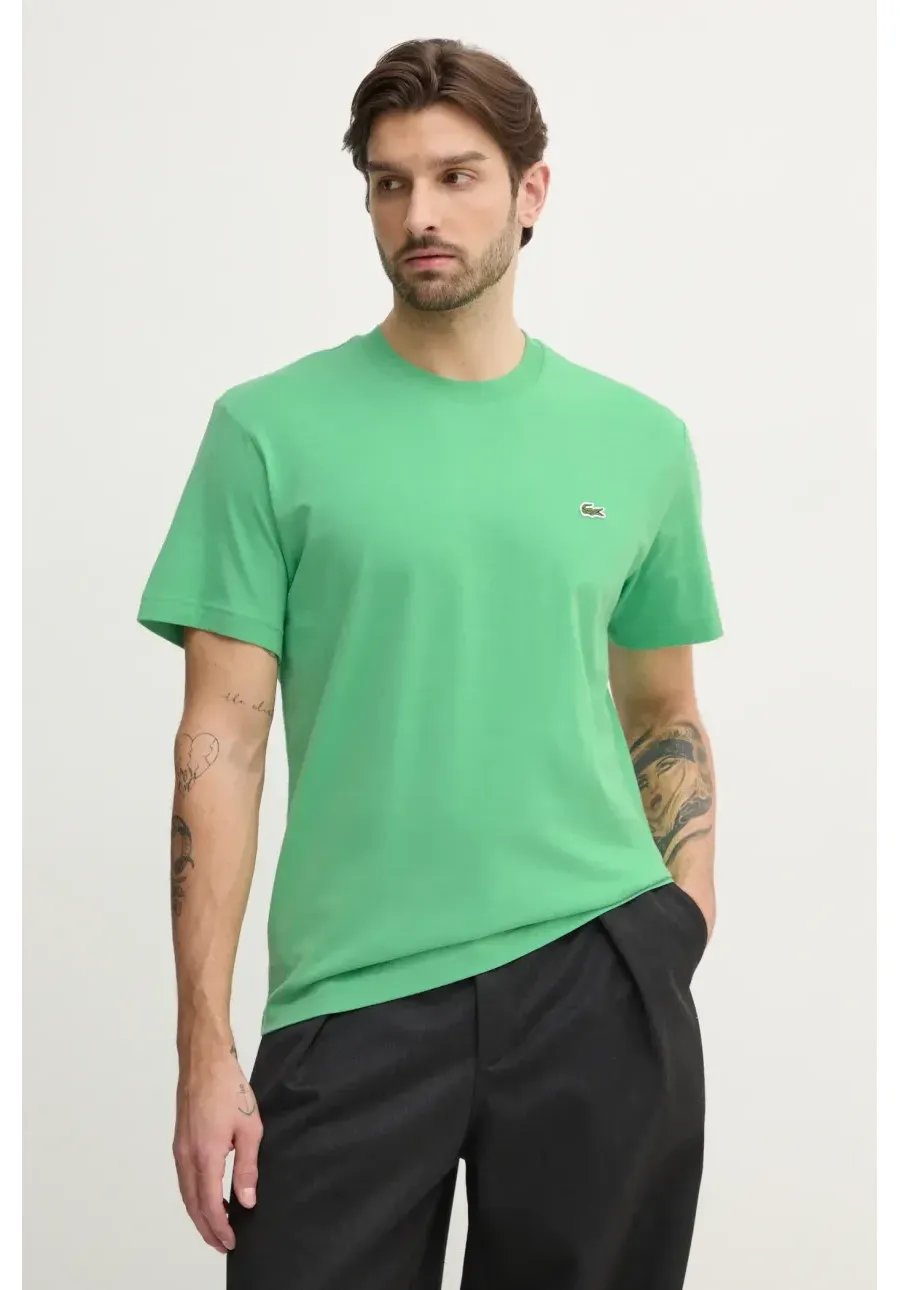 obrazek 1 Lacoste t-shirt bawełniany kolor zielony TH7318