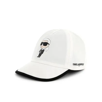 Zdjęcie KARL LAGERFELD Czapka z daszkiem Z30574 Biały