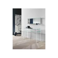 Zdjęcie Włoska stylowa konsola z przezroczystego szkła - Tonelli Design