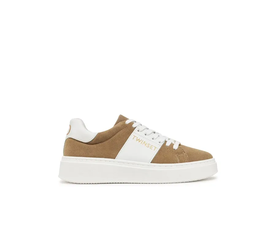 obrazek 1 TWINSET Sneakersy 251GCJ01C Brązowy