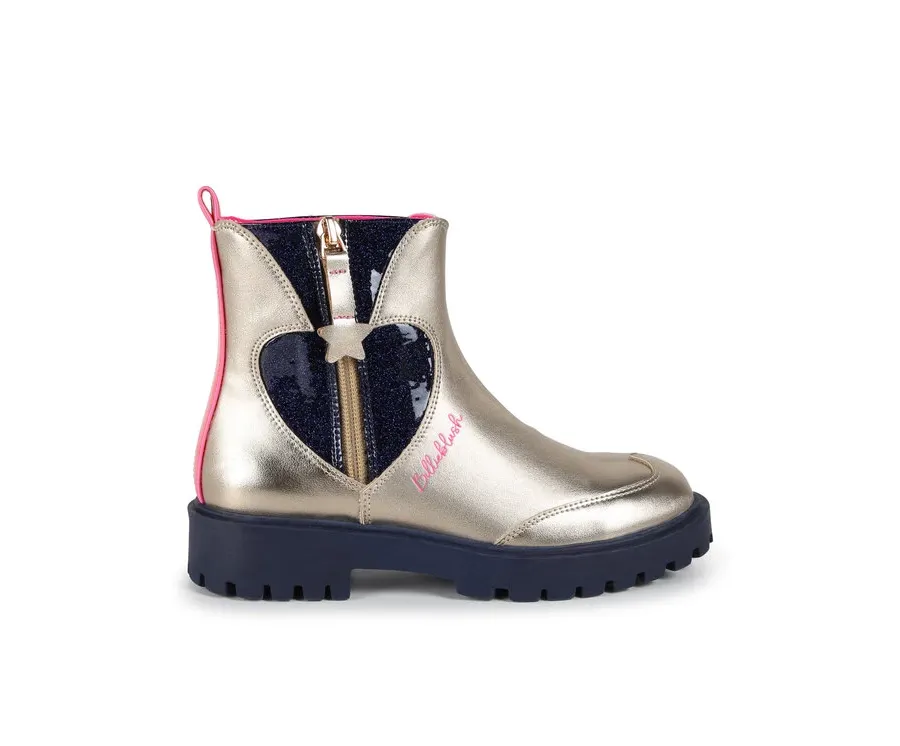 obrazek 1 Billieblush Botki U20578 Złoty