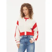 Zdjęcie Tommy Jeans Kardigan Archive DW0DW15856 Écru Regular Fit