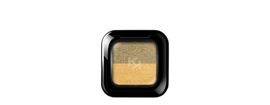 obrazek 1 KIKO Milano Bright Duo Eyeshadow Cień do powiek 1.8 g 05 Cool Gold / Daring Gold