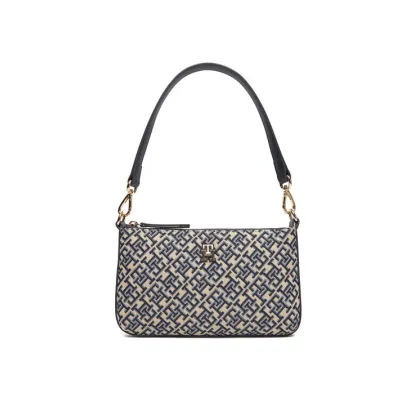 Zdjęcie Tommy Hilfiger Torebka Th Jacquard Shoulder Pouch AW0AW17828 Granatowy