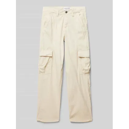 Zdjęcie Spodnie cargo z zapięciem na guzik i zamek błyskawiczny model ‘Karly’