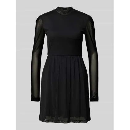 Zdjęcie Sukienka taliowana z długim, półprzezroczystym rękawem model ‘ERICA’