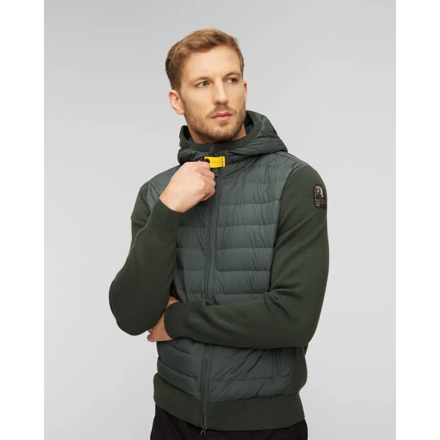 obrazek 1 Czarna Kurtka Hybrydowa Męska Parajumpers Illuga