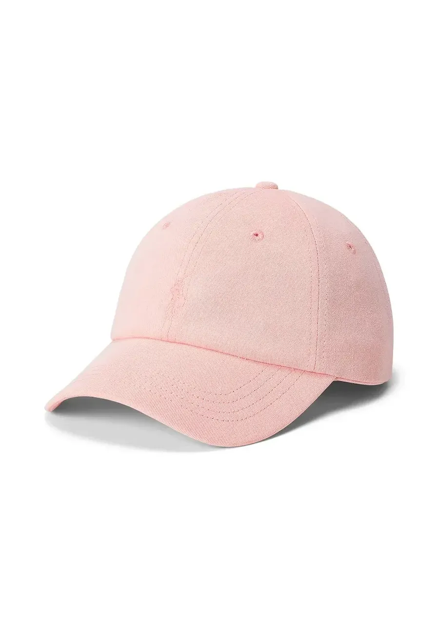obrazek 1 Polo Ralph Lauren czapka z daszkiem bawełniana kolor różowy gładka 211967365