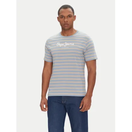 Zdjęcie Pepe Jeans T-Shirt PM509407 Niebieski Regular Fit