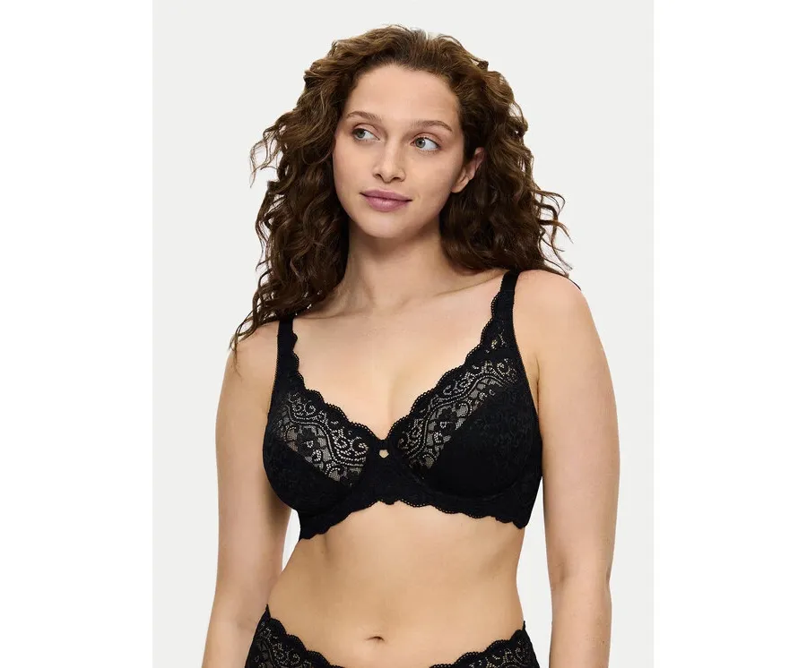 obrazek 1 Triumph Biustonosz z fiszbiną Amourette 10209574 Czarny