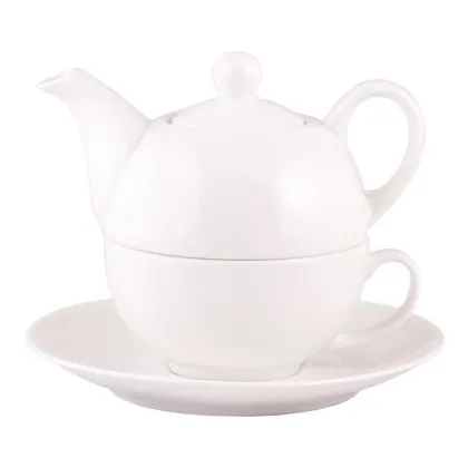 Zdjęcie Mount Everest Tea - zestaw do herbaty Tea For One New Classic Biały MOUNT EVEREST TEA