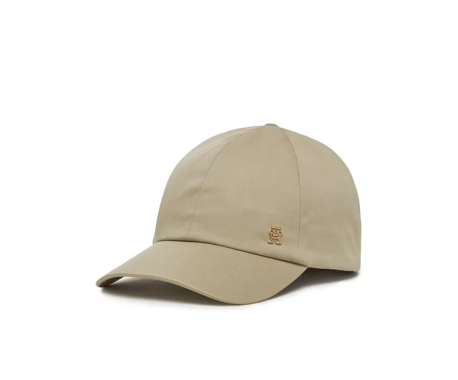 obrazek 1 Tommy Hilfiger Czapka z daszkiem Elevated Chic Soft Cap AW0AW17138 Beżowy