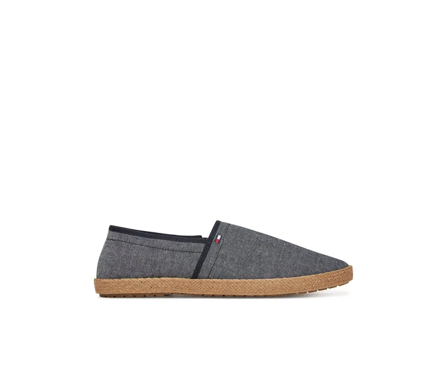 obrazek 1 Tommy Hilfiger Espadryle Hilfiger Chambray Espadrille FM0FM05391 Niebieski