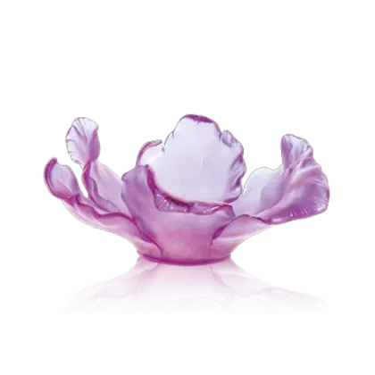 Zdjęcie Fioletowa misa w kształcie tulipana – Daum