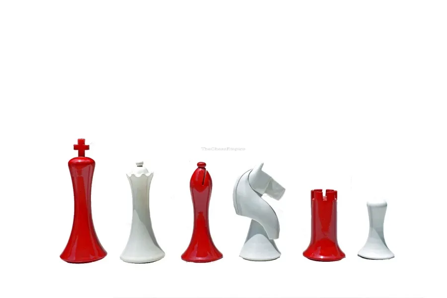 obrazek 1 Wykonane z drewna pionki do szachów - The Chess Empire