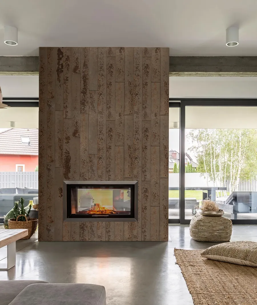 obrazek 1 100x10 cm DS Deska betonowa - (brązowy corten) - beton architektoniczny