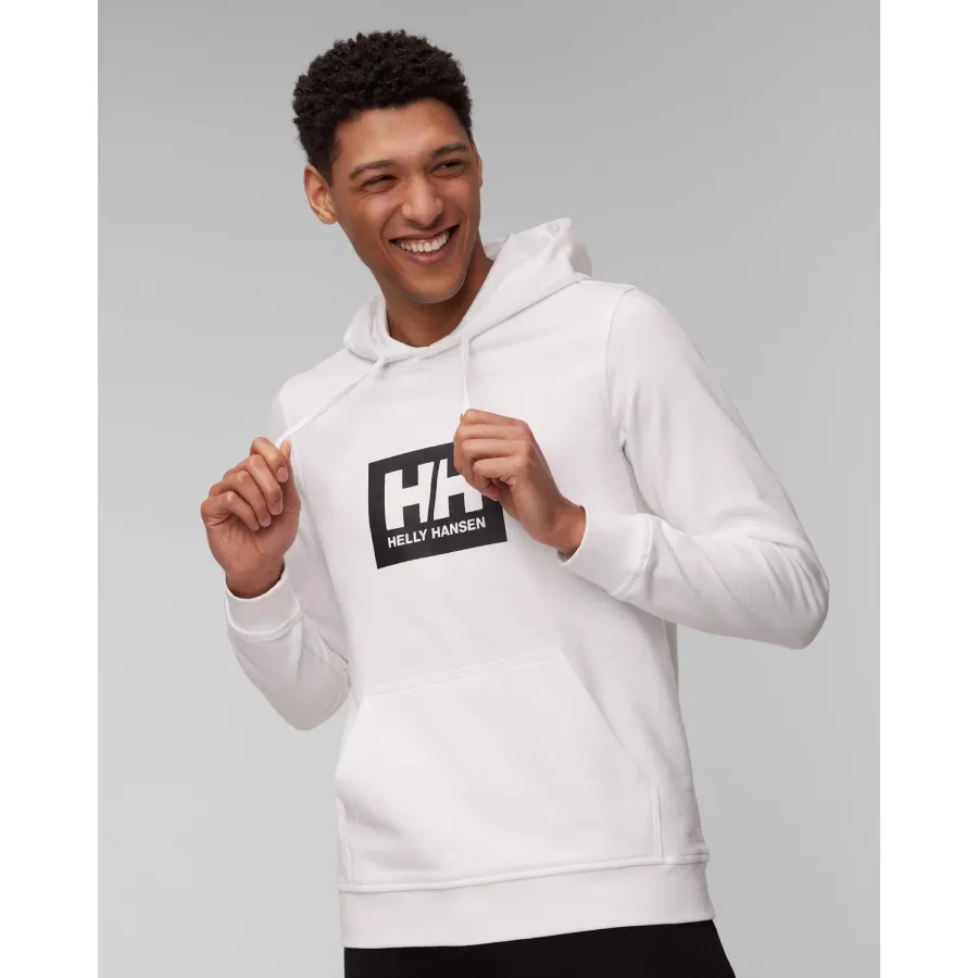 obrazek 1 Biała Bluza Męska Helly Hansen Hh Box Hoodie