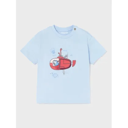 Zdjęcie Mayoral T-Shirt 1029 Błękitny Regular Fit