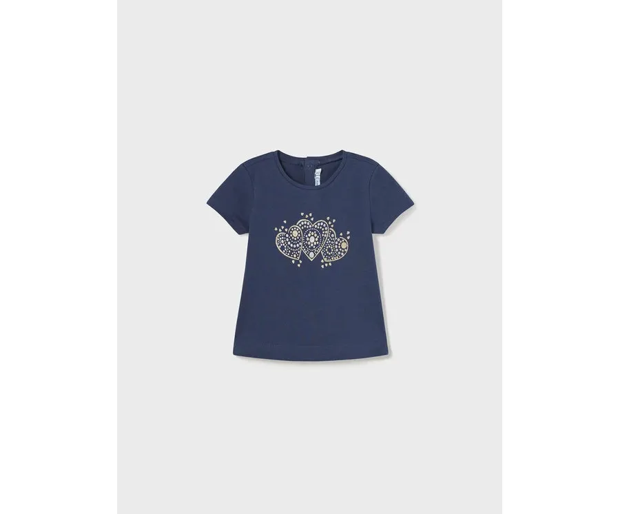 obrazek 1 Mayoral T-Shirt 105 Granatowy Regular Fit