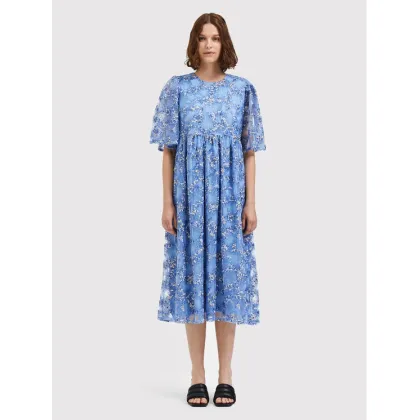 Zdjęcie Selected Femme Sukienka koktajlowa Justine 16085467 Niebieski Loose Fit